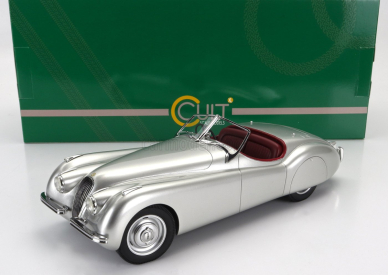 Modely Jaguar Xk120 Ots Spider Cabriolet Open 1948 1:18 Strieborná