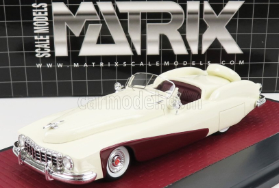 Modely v mierke Matrix Mercury Templeton Saturn Bob Hope Special 1948 1:43 Biela červená