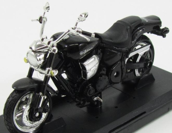 Motor-max Yamaha Road Star Warrior 2002 1:18 čierna