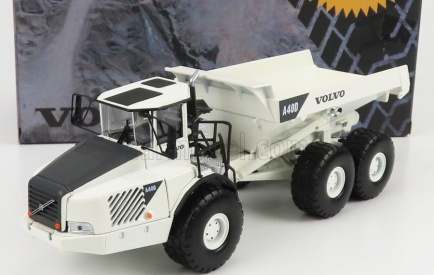 Motorart Volvo A40d Truck Cassonato Ribaltabile Cava Mineraria Tractor 3-assi 2001 1:50 biela čierna