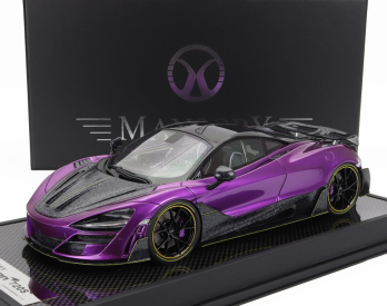 Motorhelix Mclaren 720s Mansory 2019 1:18 Purple Carbon