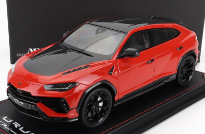 Mr-models Lamborghini Urus Performante 2022 - Con Vetrina - S vitrínou 1:18 Rosso Arancio - oranžová