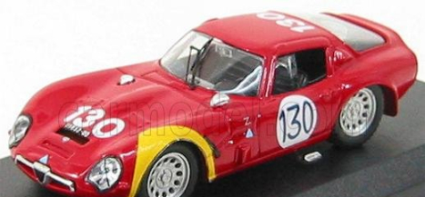 Najlepší model Alfa romeo Tz2 N 130 Targa Florio 1966 Bianchi - Bussinello 1:43 Red