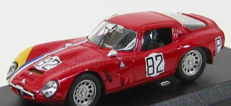 Najlepší model Alfa romeo Tz2 N 82 Nurburgring 1967 Trosch-pilette 1:43 Červeno-žltá