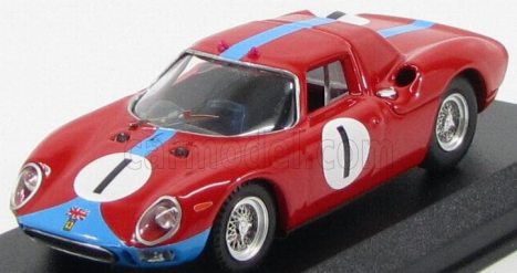 Najlepší model Ferrari 250lm Coupe N 1 Kyalami 1964 Piper - Maggs 1:43 Red Light Blue