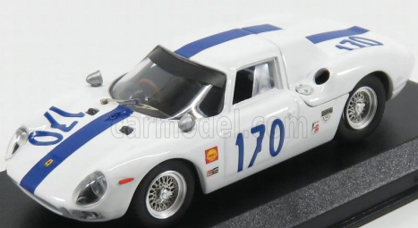 Najlepší model Ferrari 250lm Coupe N 170 Targa Florio 1966 Swanson - Ennis 1:43 White