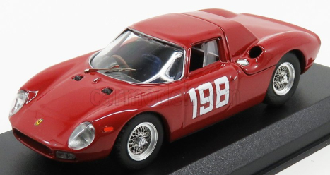 Najlepší model Ferrari 250lm Coupe N 198 Winner Coppa F.i.s.a. Monza 1966 E.luati 1:43 Červená