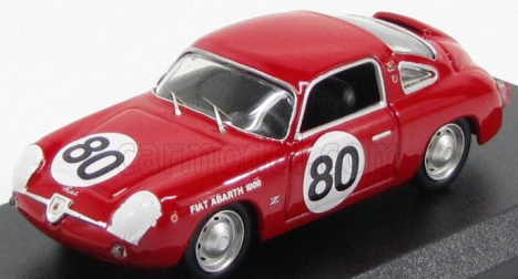 Najlepší model Fiat Abarth 1000 Coupe Zagato N 80 Winner Sebring 1961 Glertz - Liess 1:43 Red