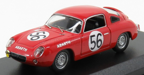 Najlepší model Fiat Abarth 700s N 56 24h Le Mans 1961 Bassi - Rigamonti 1:43 Red