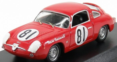 Najlepší model Fiat Abarth 750 N 81 Record Monza Scca National Cumberland 1959 Duncan 1:43 Red