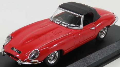 Najlepší model Jaguar E-type 3.8 Spider Cabriolet I-series 1961 - Osobné auto Elton John 1:43 Červená