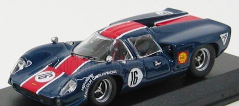 Najlepší model Lola T70 Coupe N 16 Norisring 1969 B.muir 1:43 Modrá červená