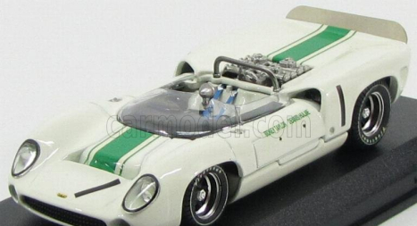 Najlepší model Lola T70 Spider N 1 Víťaz Mallory Park 1966 D.hulme 1:43 Biela