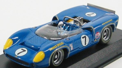 Najlepší model Lola T70 Spider N 7 Nassau 1966 M.donohue 1:43 Modrá