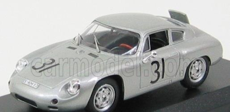 Najlepší model Porsche 1600gs Abarth N 31 Nurburgring 1960 Greger - Linge 1:43 Strieborná