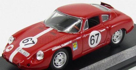 Najlepší model Porsche 356b Carrera Abarth Gtl N 67 Rossfeld Hill Climb 1963 H.muller 1:43 Červená