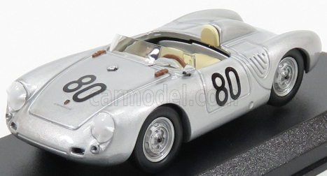 Najlepší model Porsche 550 Rs N 80 Targa Florio 1958 Scarlatti - Barth 1:43 Silver