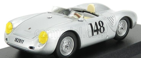 Najlepší model Porsche 550rs N 148 2nd Aosta- Gran San Bernardo 1957 Wolfgang Von Trips 1:43 Silver