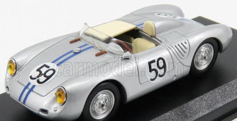 Najlepší model Porsche 550rs Spider N 59 24h Le Mans 1958 Schiller - Tot 1:43 Silver