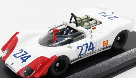 Najlepší model Porsche 908/02 N 274 3. Targa Florio 1969 Stommelen - Herrmann 1:43 Bielo-červená