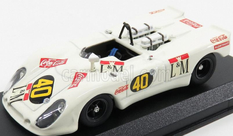 Najlepší model Porsche 908/2 Flunder Spider N 40 Temporada 1970 Decadenet - Pairetti 1:43 White