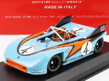 Najlepší model Porsche 908/3 Spider N 4 Targa Florio 1971 P.rodriguez - H.muller 1:43 Light Blue Orange