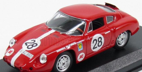 Najlepší model Porsche Abarth Scuderia Filipinetti N 28 Nurburgring 1963 Knunis - Schiller 1:43 Red