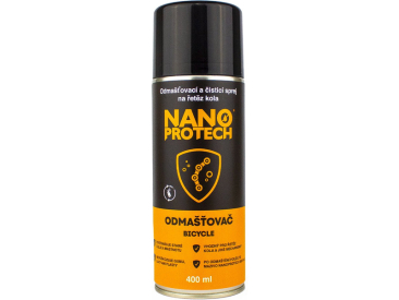 NANOPROTECH BICYCLE sprej na odmasťovanie a čistenie reťaze 400ml