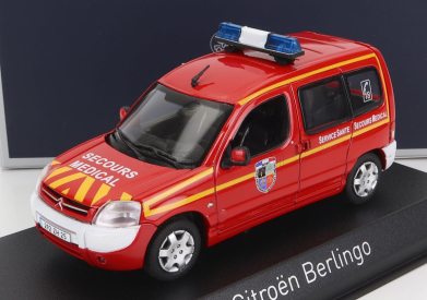 Norev Citroen Berlingo Pompiers Secours Medical 2004 1:43 červená biela