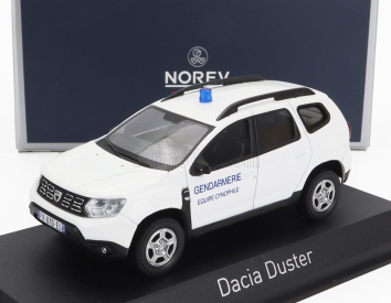 Norev Dacia Duster Police Equipe Cynophile 2020 1:43 Biela