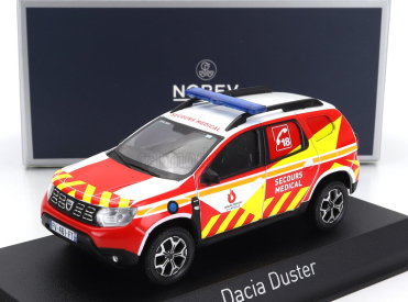 Norev Dacia Duster Sapeurs Pompiers 57 Medical 2020 1:43 Červeno-žltá