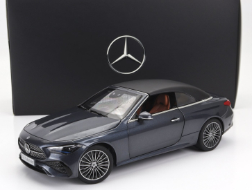 Norev Mercedes Benz Cle-class Cabriolet (a236) Amg Line 2024 1:18 Graphite Grey Black