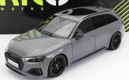 Nzg Audi A4 Rs4 Avant Sw Station Wagon 2020 1:18 Nardo Grey