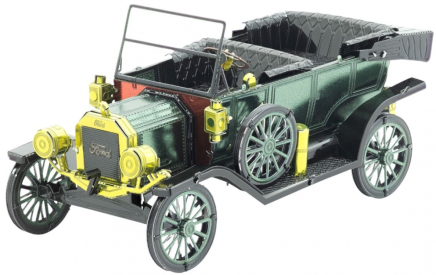 Oceľová stavebnica Ford 1910 Model T, zelená