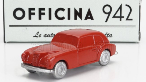 Officina-942 Fiat 1100b Berlin Carrozzeria Vignale 1948 1:76 Červená