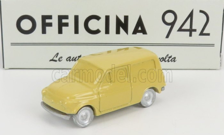 Officina-942 Fiat 500 Utility Francis Lombardi 1959 1:76 Béžová