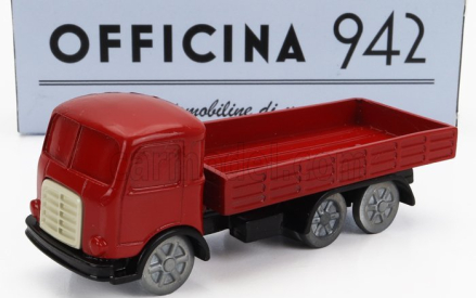 Officina-942 Om fiat Tigre Truck 3-osý 1960 1:76 Červená