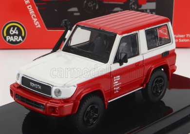 Paragon-models Toyota Land Cruiser 71 Swb Lhd 2014 1:64 červená biela