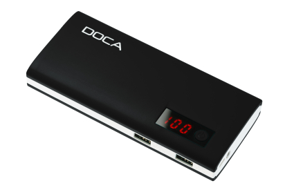 DOCA 13000 mAh, čierna