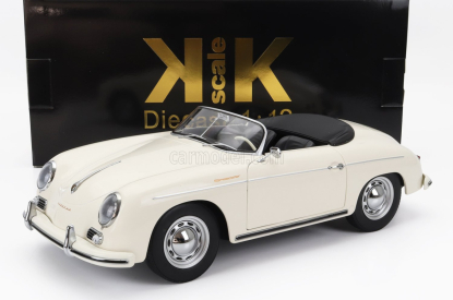 Porsche 356a Speedster 1955 v mierke 1:12 biely