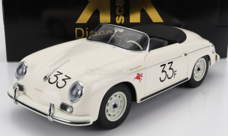 Porsche 356a Speedster N 33 1955 v mierke 1:12 biela