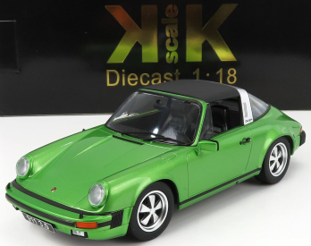 Porsche 911 Carrera 3.0 Targa 1977 1:18 Green Met