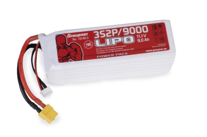 POWER PACK Li-Pol 9000mAh/11,1V 70C s XT60 konektorom