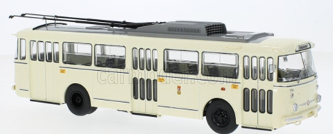 Premium classixxs Škoda 9tr Bus Filobus Trasporto Pubblico 1961 1:43 Cream Grey