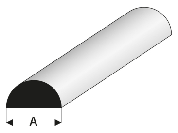 Raboesch profil ASA polkruhový 3x330mm (5)