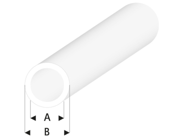 Raboesch profil ASA rúrka transparentná 2x3x330mm (5)