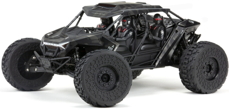 RC auto Arrma Firearm 6S BLX 1:7 4WD RTR, čierne