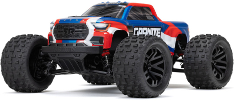 RC auto Arrma Granite Grom 1:18 4WD Smart RTR, modré