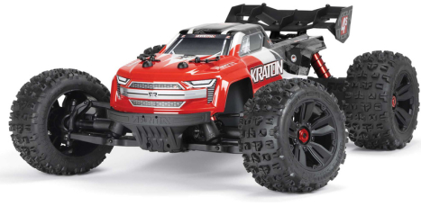 RC auto Arrma Kraton 4S V2 BLX 1:10 4WD RTR, červené