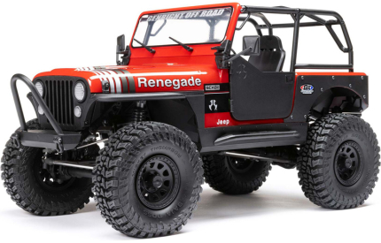 RC auto Axial SCX10 III Jeep CJ-7 1:10 4WD RTR, červené